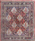 VINTAGE 20TH CENTURY INDIAN BAHTIRA CARPET FLOOR RUG