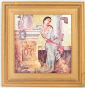 RICHARD FRANKLIN GODDESS OF DAWN SIGNED CANVAS