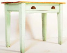 VICTRORIAN 19TH CENTURY PAINTED PINE KITCHENETTE TABLE