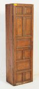 19TH CENTURY GEORGE III BLOCK FRONT HANGING ESTATE CABINET