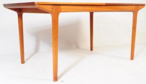 MID 20TH CENTURY MCINTOSH TEAK EXTENDING DINING TABLE