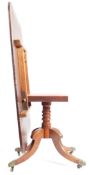 19TH CENTURY REGENCY & WALNUT TILT TOP TABLE