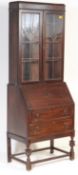 LARGE 19TH CENTURY OAK LIBRARY BOOKCASE