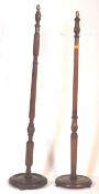 1930S SOLID WOOD FLOOR STANDING LAMP STANDS