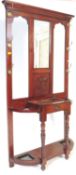A VICTORIAN 19TH CENTURY MAHOGANY HALLSTAND