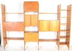 LADDERAX BY STAPES - MID 20TH CENTURY TEAK WALL UNIT