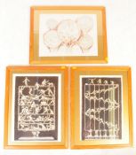 ERNST BOTTOMLEY (1934–2006) - LATE 20TH CENTURY PEN DRAWINGS X 3