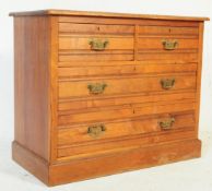 EDWARDIAN EARLY 20TH CENTURY SATIN WOOD CHEST OF DRAWERS