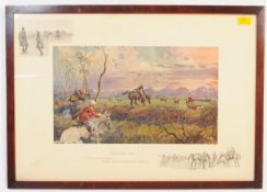 20TH CENTURY SNAFFLES SIGNED PRINT