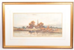 AMY WATTS - ORIGINAL WATER ON BOARD - FRAMED AND GLAZED