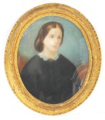 VICTORIAN 19TH CENTURY OIL ON BOARD PORTRAIT STUDY