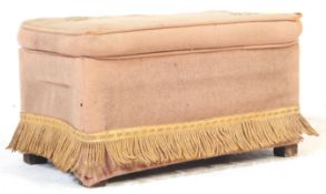 20TH CENTURY QUEEN ELIZABETH II UPHOLSTERED FOOTSTOOL