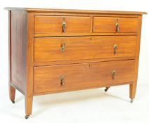 EDWARDIAN EARLY 20TH CENTURY OAK CHEST OF DRAWERS