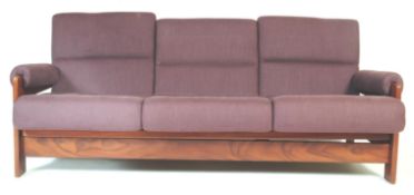 VINTAGE RETRO MID 20TH CENTURY TEAK SOFA BED