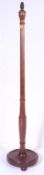 EARLY 20TH CENTURY MAHOGANY STANDARD LAMP