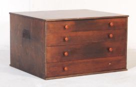 VINTAGE 20TH CENTURY ENGINEER'S PIECE CHEST OF DRAWERS