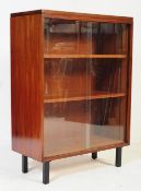 RETRO VINTAGE MID 20TH CENTURY TEAK BOOKCASE CABINET