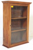 VINTAGE 20TH CENTURY WOODEN GLAZED MEDICINE CABINET