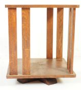 1920'S ARTS & CRAFTS GOLDEN OAK REVOLVING BOOKCASE