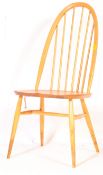 A LUCIAN ERCOLANI ERCOL WINDSOR QUAKER HOOPED BACK CHAIR