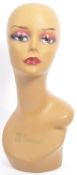 RETRO MID CENTURY PLASTIC MANNEQUINS HEAD