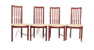 SKOVBY FURNITURE - SET OF 4 20TH CENTURY TEAK DINING CHAIRS