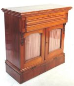 19TH CENTURY BIEDERMEIER MAHOGANY PIER CABINET CREDENZA