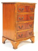 QUEEN ANNE REVIVAL WALNUT CHEST OF DRAWS