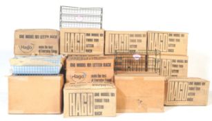 HAGO - MODEL 101 - LARGE COLLECTION OF VINTAGE LETTER RACKS
