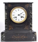 19TH CENTURY VICTORIAN SLATE MANTEL CLOCK
