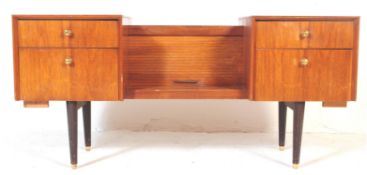 RETRO MID CENTURY TEAK TAMBOUR DRESSING TABLE