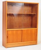 RETRO MID CENTURY HERBERT GIBBS TEAK BOOKCASE