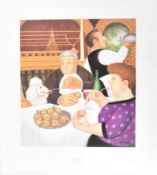 BERYL COOK (1926-2008) - DINING IN PARIS - 2001