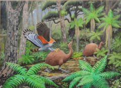 ROBERT GILLMOR MBE (B.1936) - 'LAND OF THE KIWI'