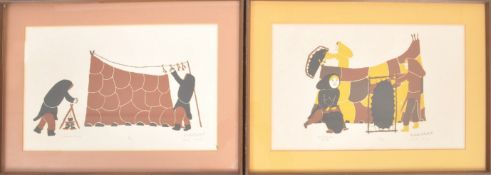 KULLUTU PILURTUUT (B.1955) - 'WAY OF LIFE' & 'PREPARING SKINS'