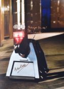 DOCTOR WHO – K9 – BOB BAKER & JOHN LEESON - SIGNED 16X12
