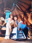 DOCTOR WHO - K9 - BOB BAKER & JOHN LEESON - SIGNED 16X12