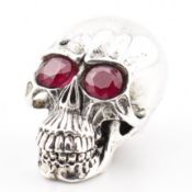 800 SILVER NOVELTY SKULL TRINKET BOX