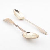 IRISH SILVER TEASPOONS DANIEL CORBETT & JOHN NICHOLSON