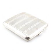 CHESTER HALLMARKED 1935 SILVER CIGARETTE CASE