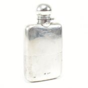 1920S HALLMARKED SILVER HIP FLASK