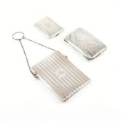 HALLMARKED CARD CASE & CIGARETTE CASES