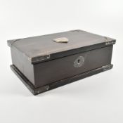 EDWARDIAN HALLMARKED SILVER MOUNTED COROMANDEL BOX