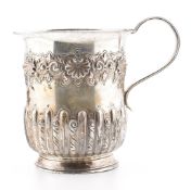 HALLMARKED SILVER TANKARD 1884 - HARRISON BROS & HOWSON
