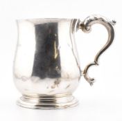 HALLMARKED SILVER TANKARD BY JB CHATTELEY & SONS