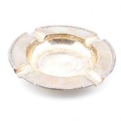 GEORGE V HALLMARKED SILVER ASHTRAY