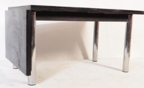 MARCEL BREUER CESCA BLACK ASH & CHROME DINING TABLE