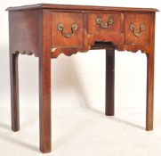 18TH CENTURY GEORGE III MAHOGANY LOWBOY DESK