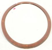 EDWARDIAN MAHOGANY INLAID OVERMANTEL MIRROR