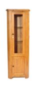 CONTEMPORARY SOLID OAK CORNER CABINET